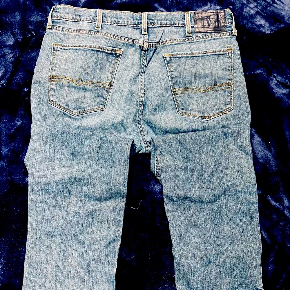38x30 Denizens Levi’s Men’s Light wash Blue Denim Jeans Casual